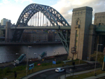 Tyne Bridge Newcastle (view from hotel)