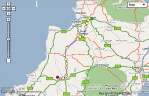 Barnstaple to Egloskerry